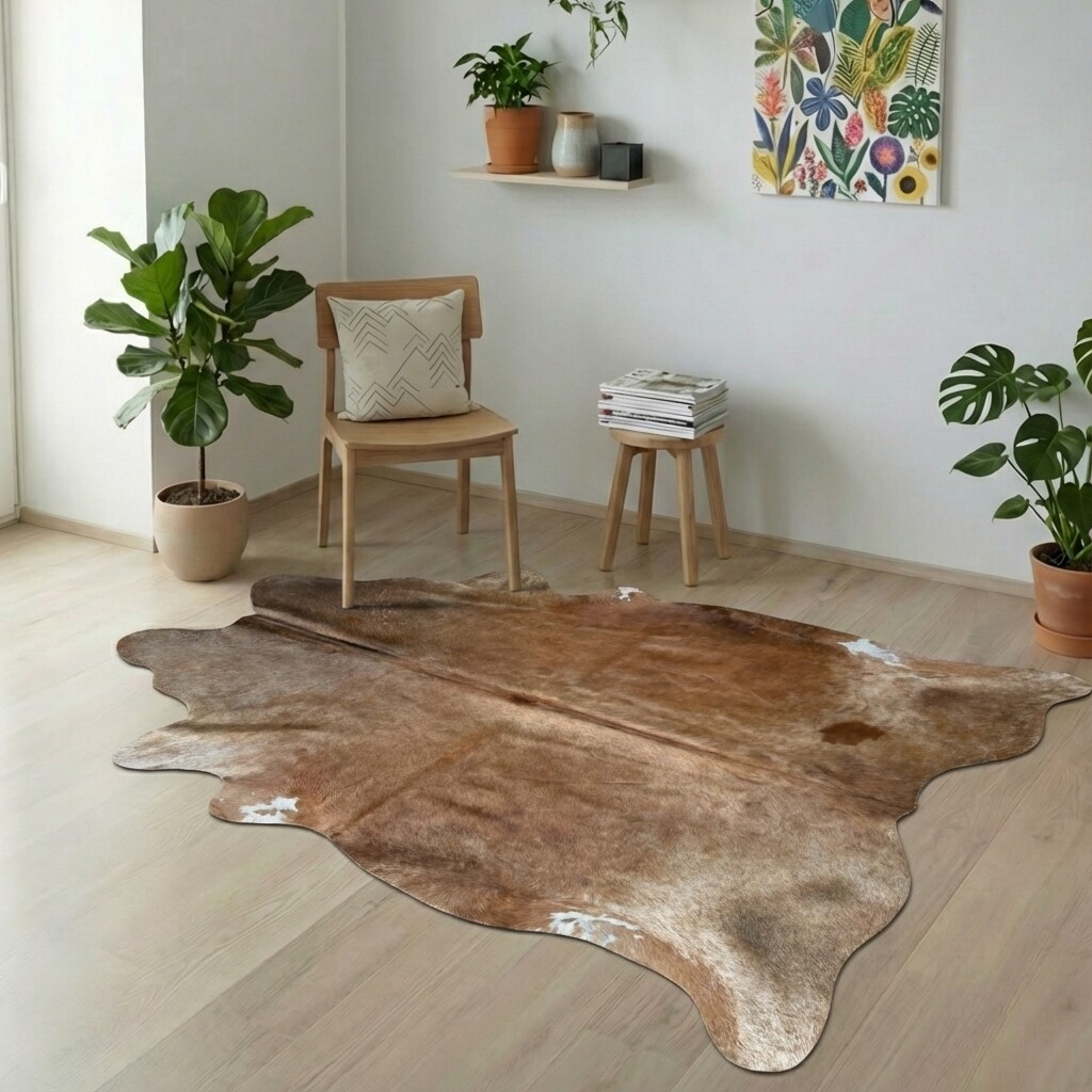 Tapis en peau de vache 225x195 cm